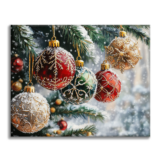 Palle di Natale - Dipingere con i Numeri