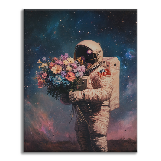 L'universo in fiore dell'astronauta - Dipingere con i Numeri