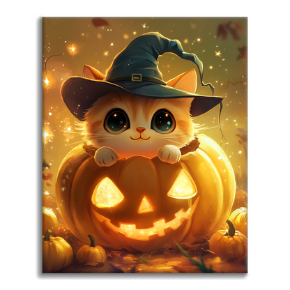Gattino di Zucca - Dipingere con i Numeri