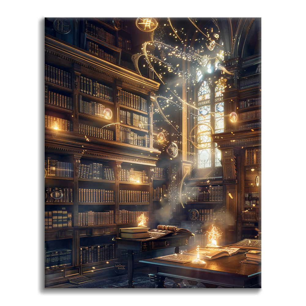 Biblioteca magica - Dipingere con i Numeri