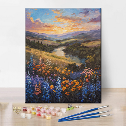 Prato di sogni colorati - Dipingere con i Numeri