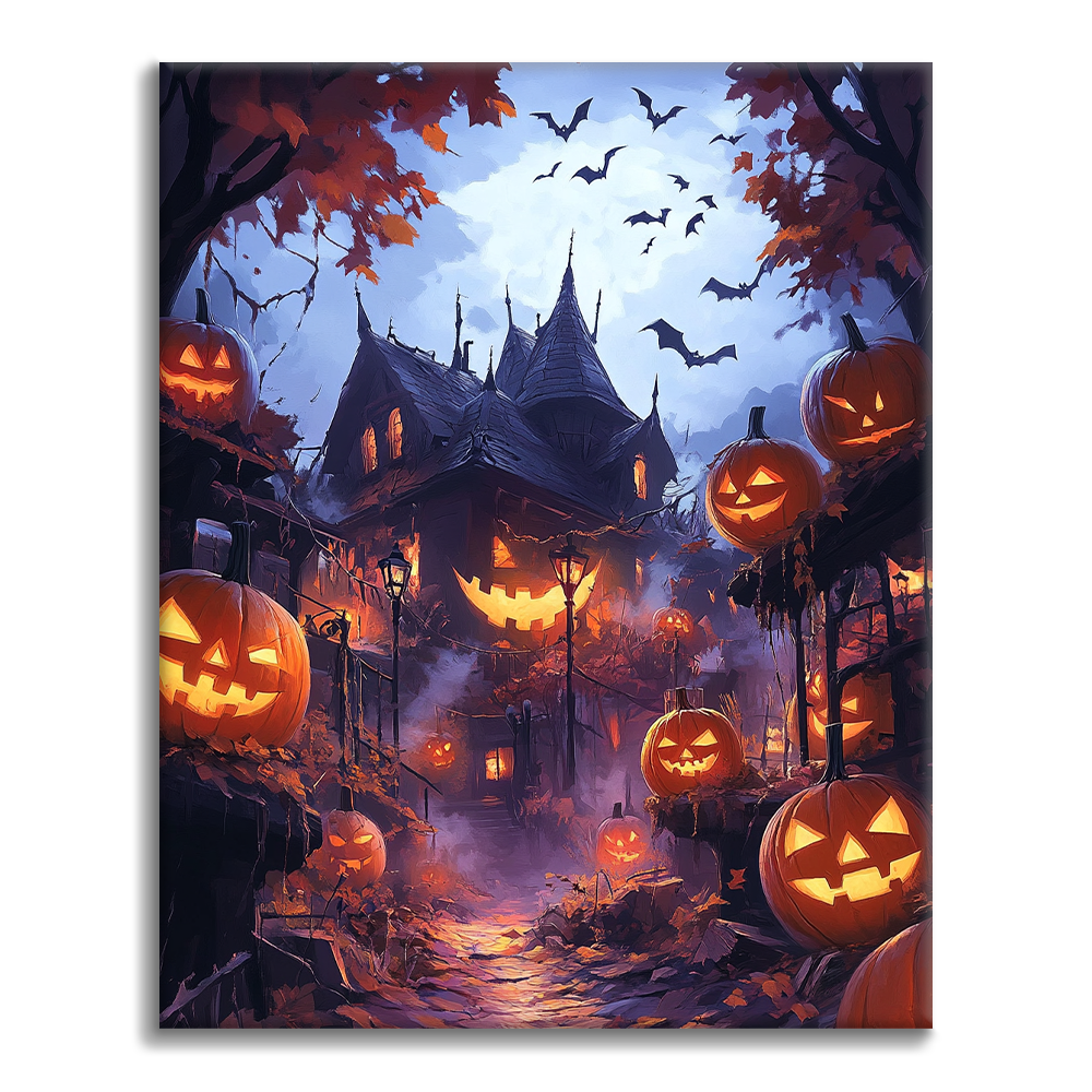 Castello di zucca - Dipingere con i Numeri