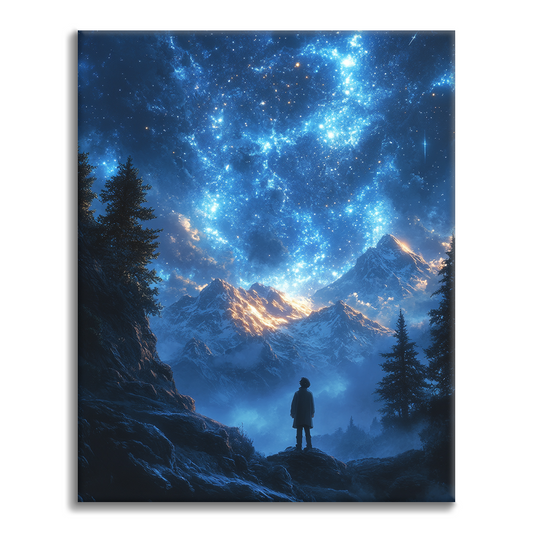 Notte stellata - Dipingere con i Numeri