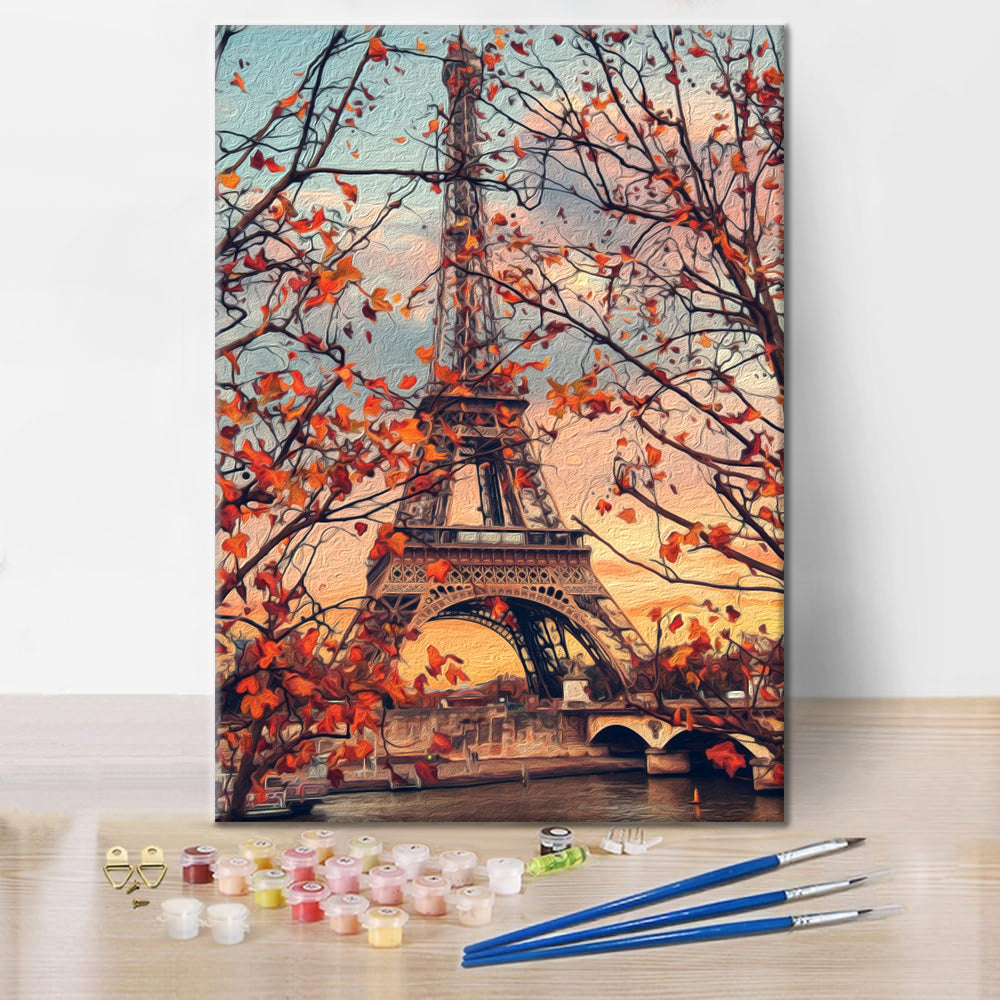 Autunno a Parigi - Dipingere con i Numeri