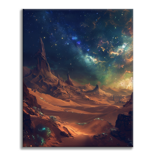 Deserto stellato - Dipingere con i Numeri