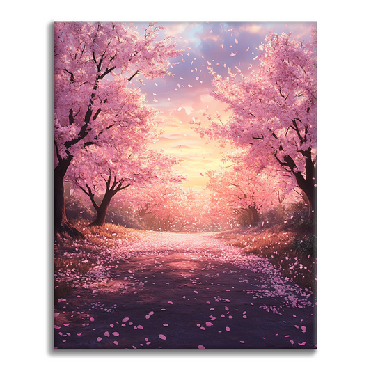 Sentiero di Sakura - Dipingere con i Numeri