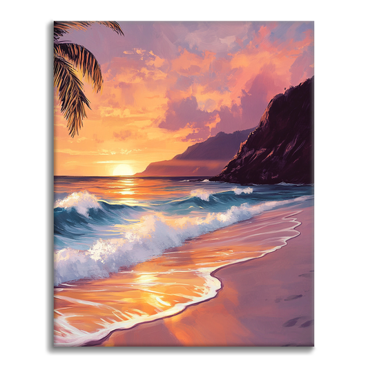 Tramonto da sogno - Dipingere con i Numeri
