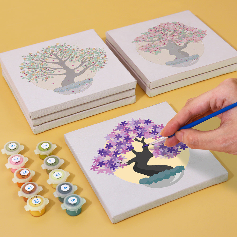 Albero dei fiori - Dipingere con i Numeri