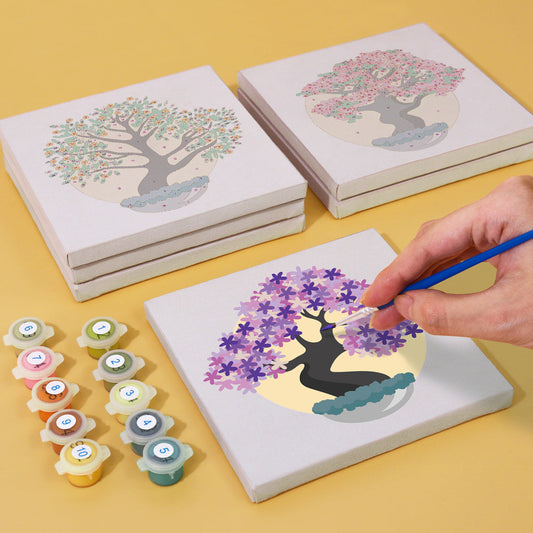 Albero dei fiori - Dipingere con i Numeri