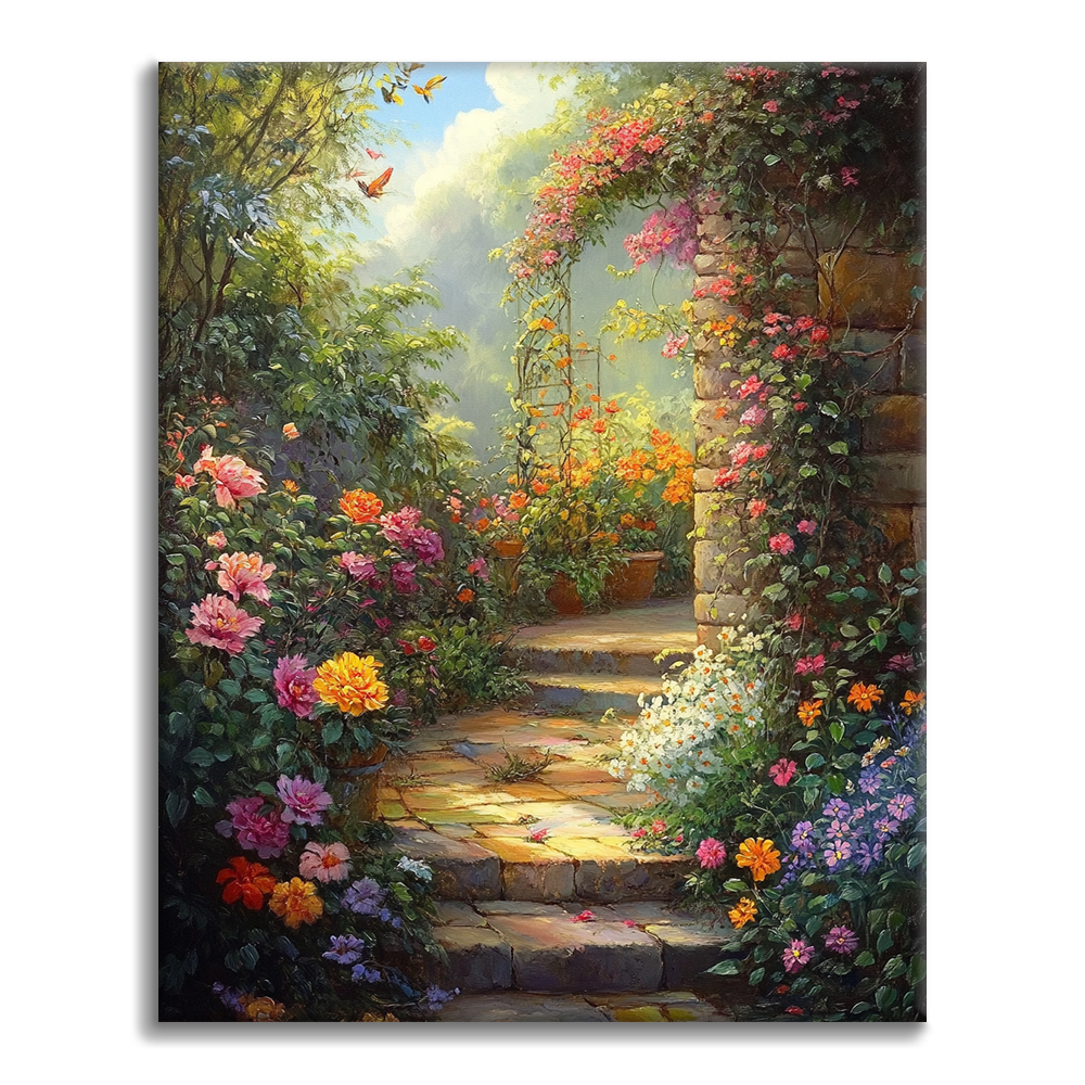 Giardino di primavera - Dipingere con i Numeri