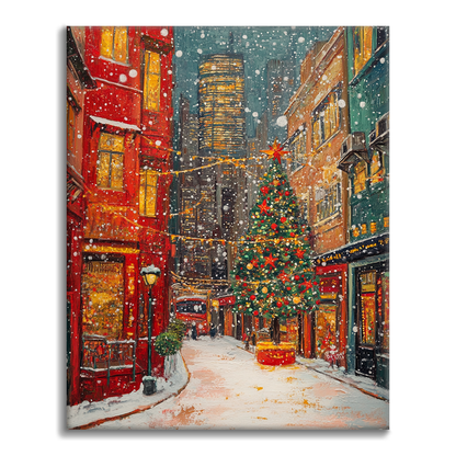 Città di Natale - Dipingere con i Numeri