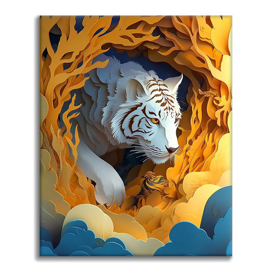 Il guardiano del tigre - Dipingere con i Numeri