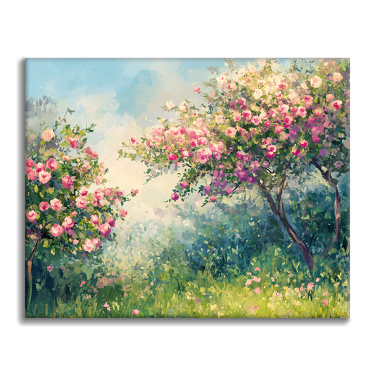 Ciliegi in fiore - Dipingere con i Numeri