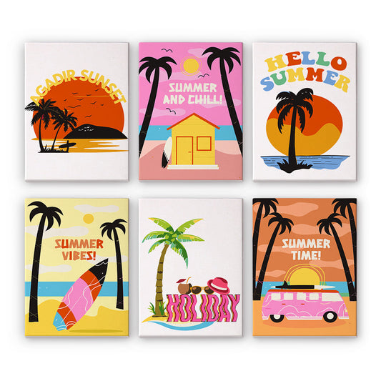 Sole e Palme – Dipingere con i Numeri