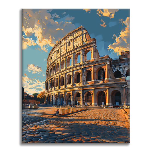 Roma Colosseo - Dipingere con i Numeri
