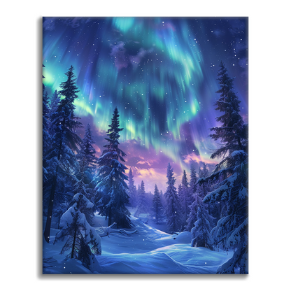 Foresta dell'Aurora - Dipingere con i Numeri