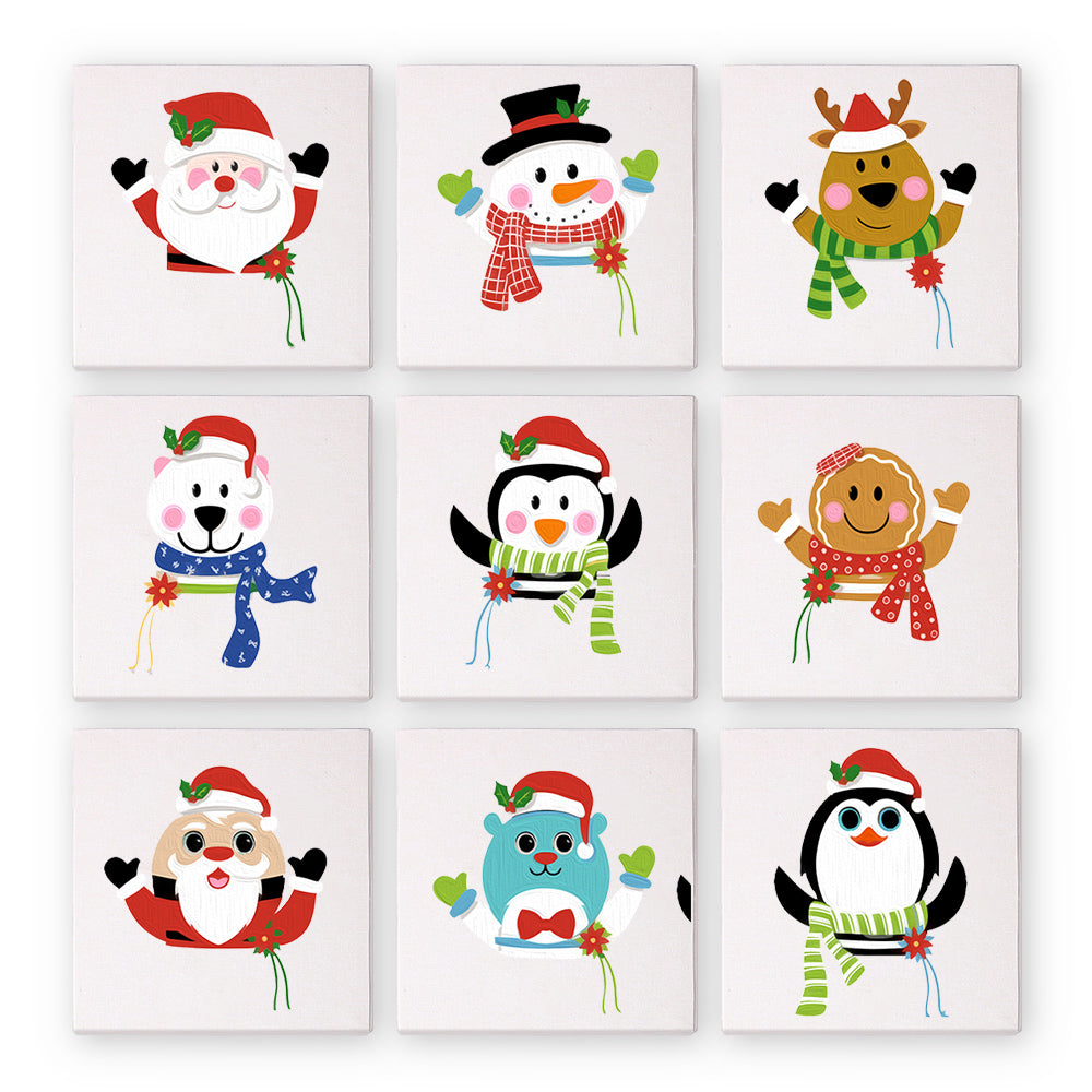 Animali di Natale - Dipingere con i Numeri
