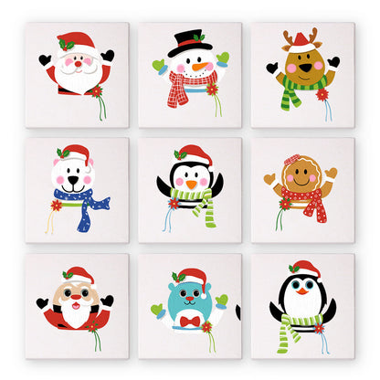 Animali di Natale - Dipingere con i Numeri