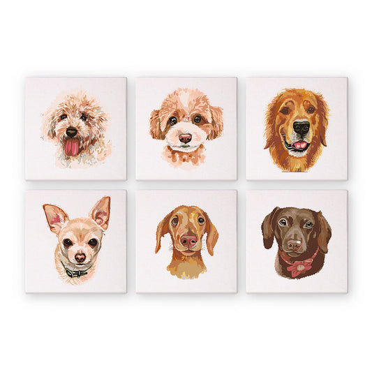 Set di cani - Dipingere con i Numeri