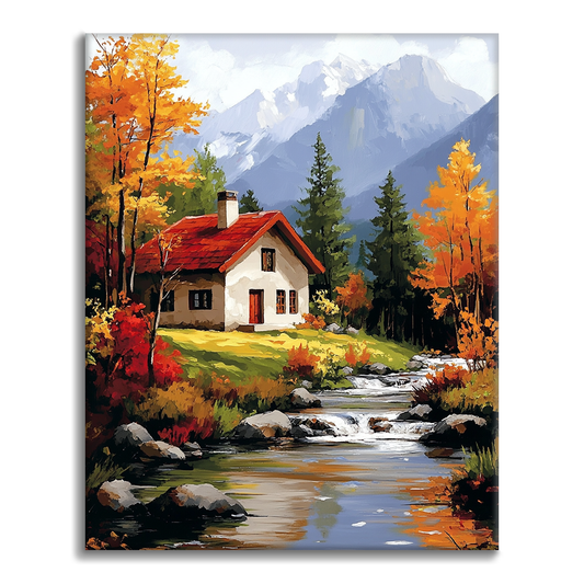 Tranquillità autunnale - Dipingere con i Numeri