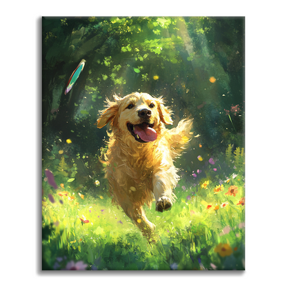 Retriever Dorato - Dipingere con i Numeri