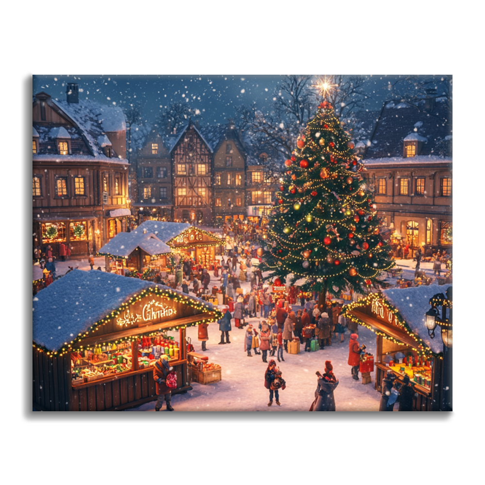 Città di Natale - Dipingere con i Numeri