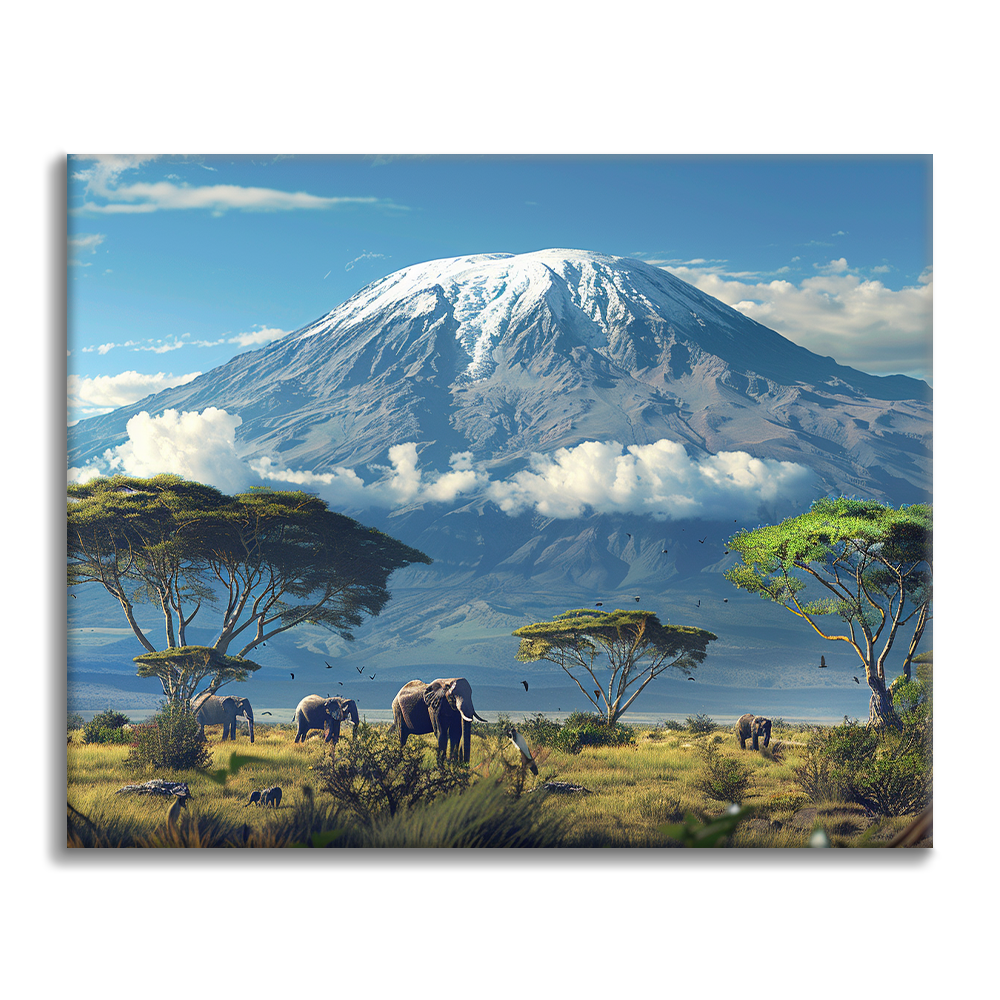 Monte Kilimanjaro - Dipingere con i Numeri