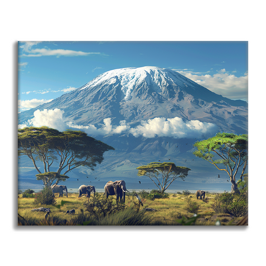 Monte Kilimanjaro - Dipingere con i Numeri