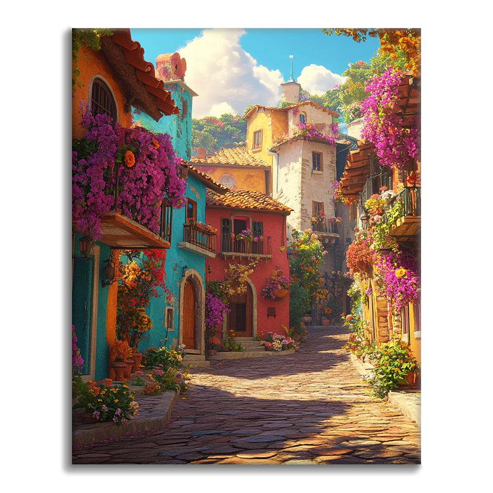 Città dei Fiori Freschi - Dipingere con i Numeri