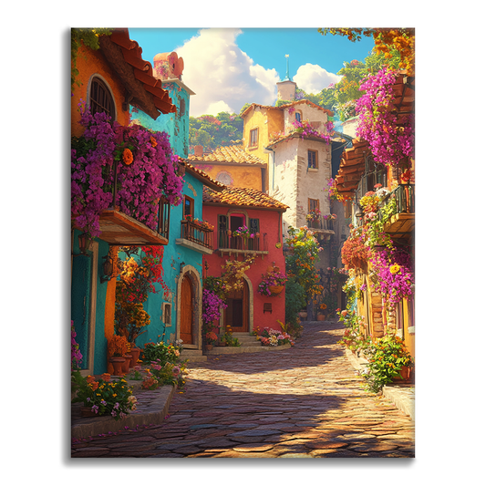 Città dei Fiori Freschi - Dipingere con i Numeri