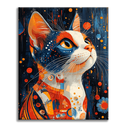 Gatto Calico - Dipingere con i Numeri