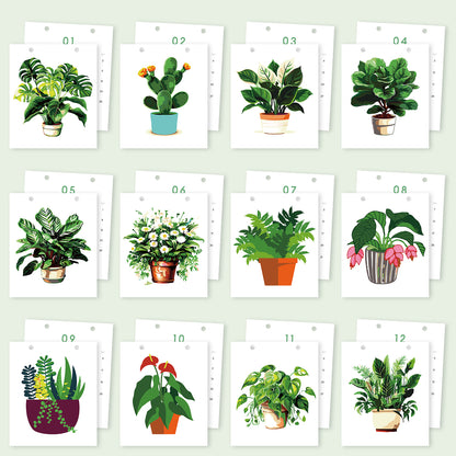Edizione Botanica - Calendario da Scrivania 2027 da Dipingere con i Numeri