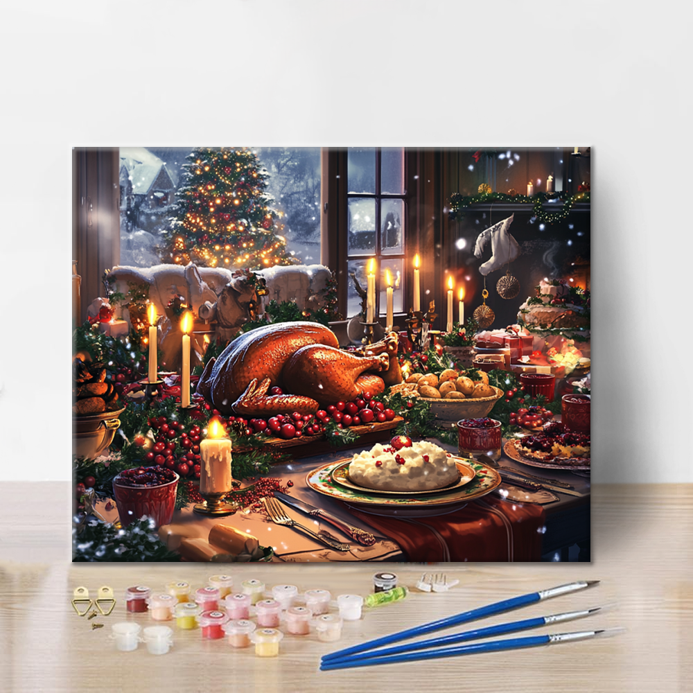 Cena di Natale - Dipingere con i Numeri