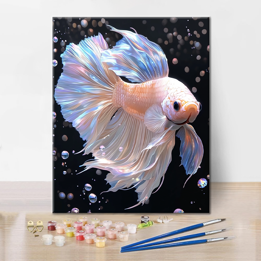 Pesce Betta Gioiello - Dipingere con i Numeri