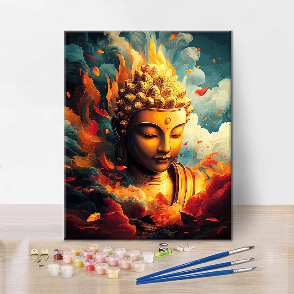 Buddha d'oro - Dipingere con i Numeri