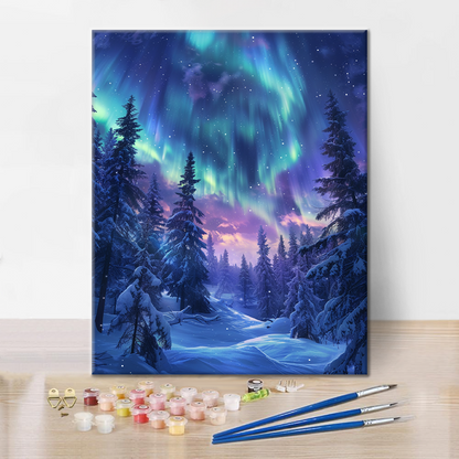 Foresta dell'Aurora - Dipingere con i Numeri