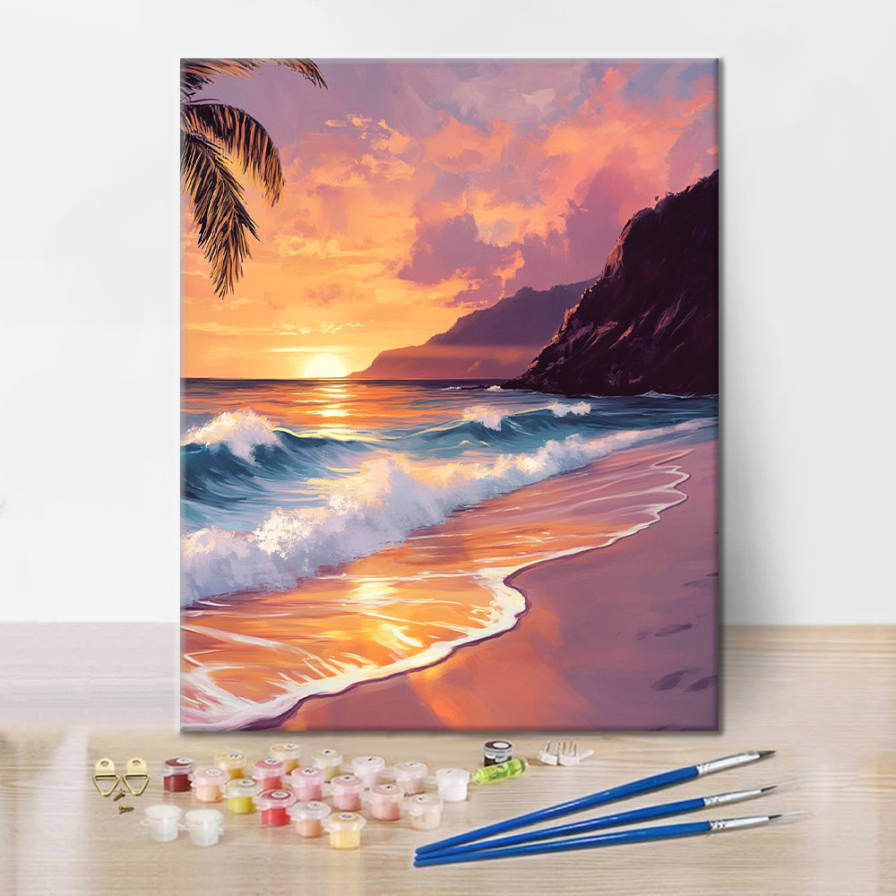 Tramonto da sogno - Dipingere con i Numeri