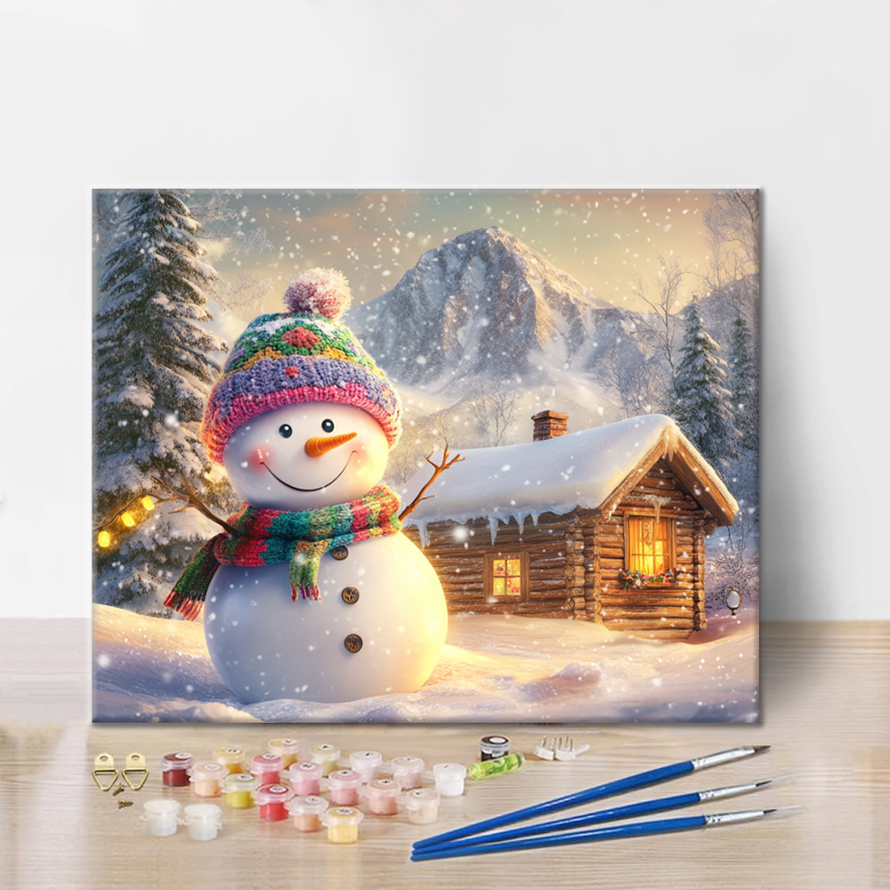 Casetta di Natale - Dipingere con i Numeri