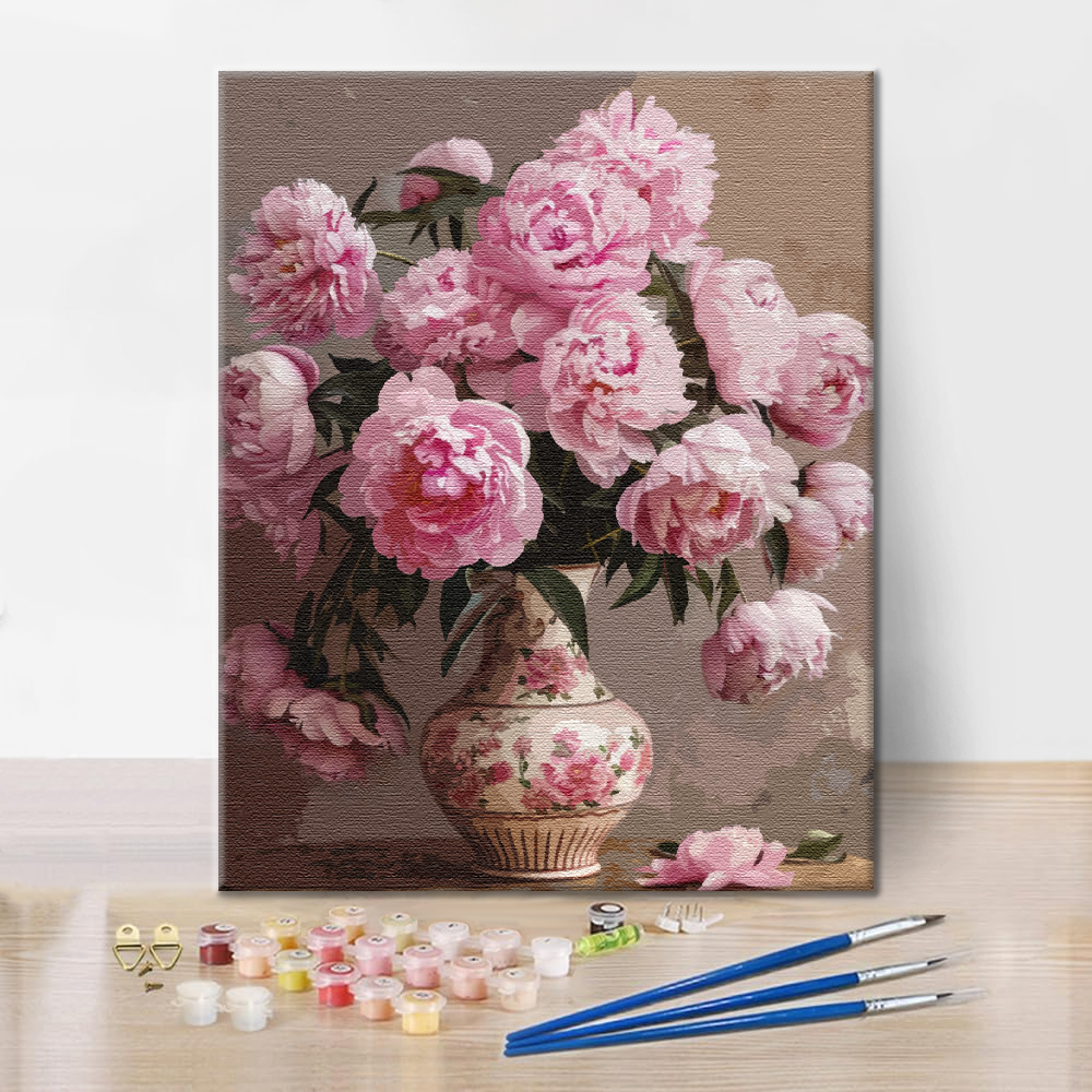 Peonia - Dipingere con i Numeri
