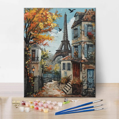 Autunno a Parigi - Dipingere con i Numeri
