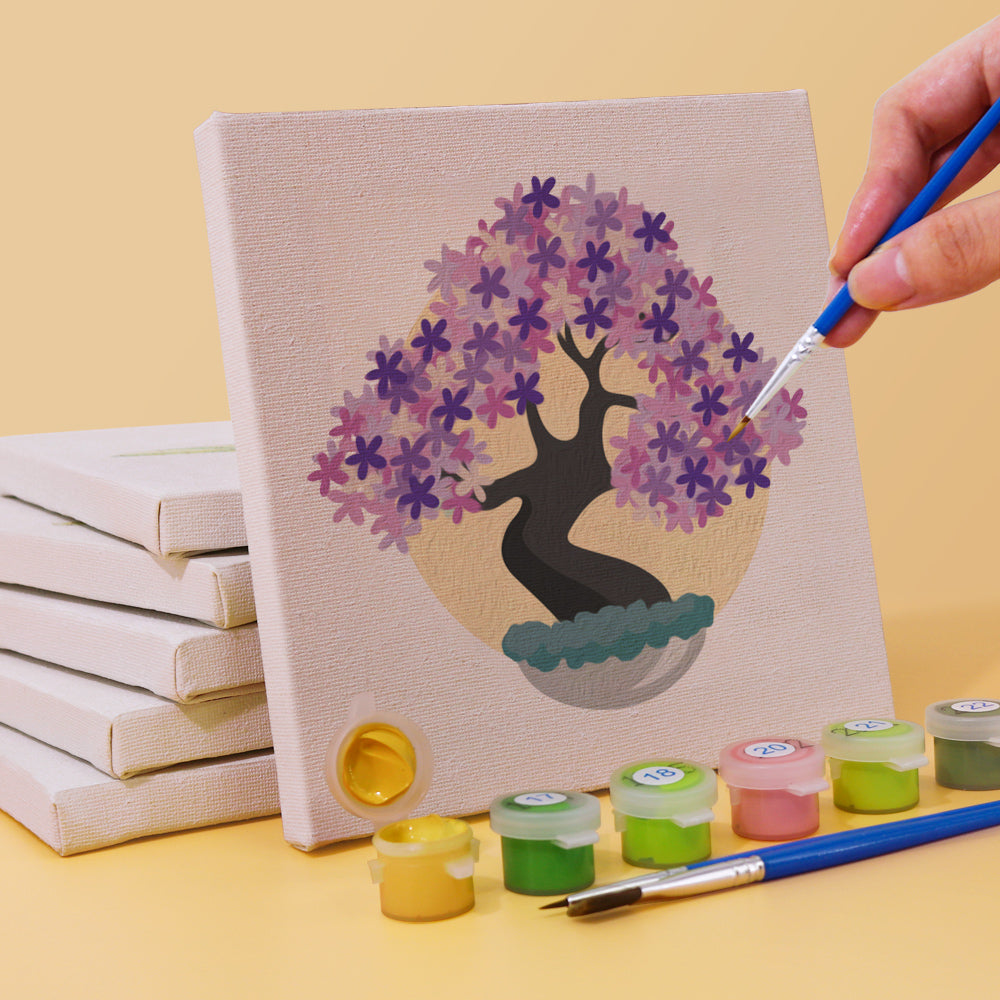 Albero dei fiori - Dipingere con i Numeri
