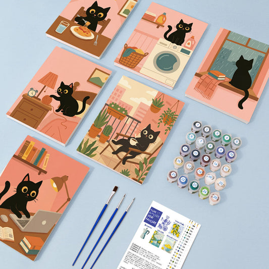 Giorno del gatto nero - Dipingere con i Numeri