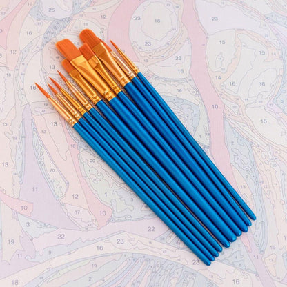 Set di pennelli professionali (10 pezzi)