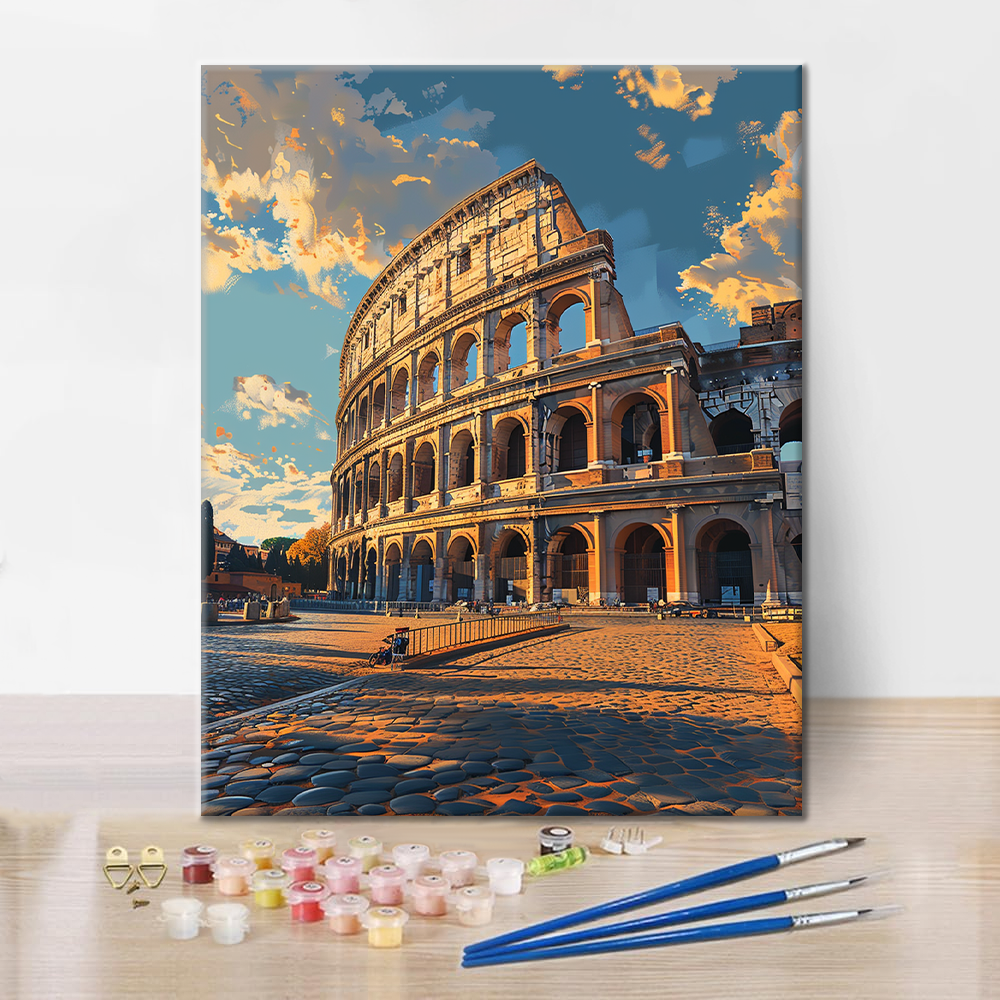 Roma Colosseo - Dipingere con i Numeri