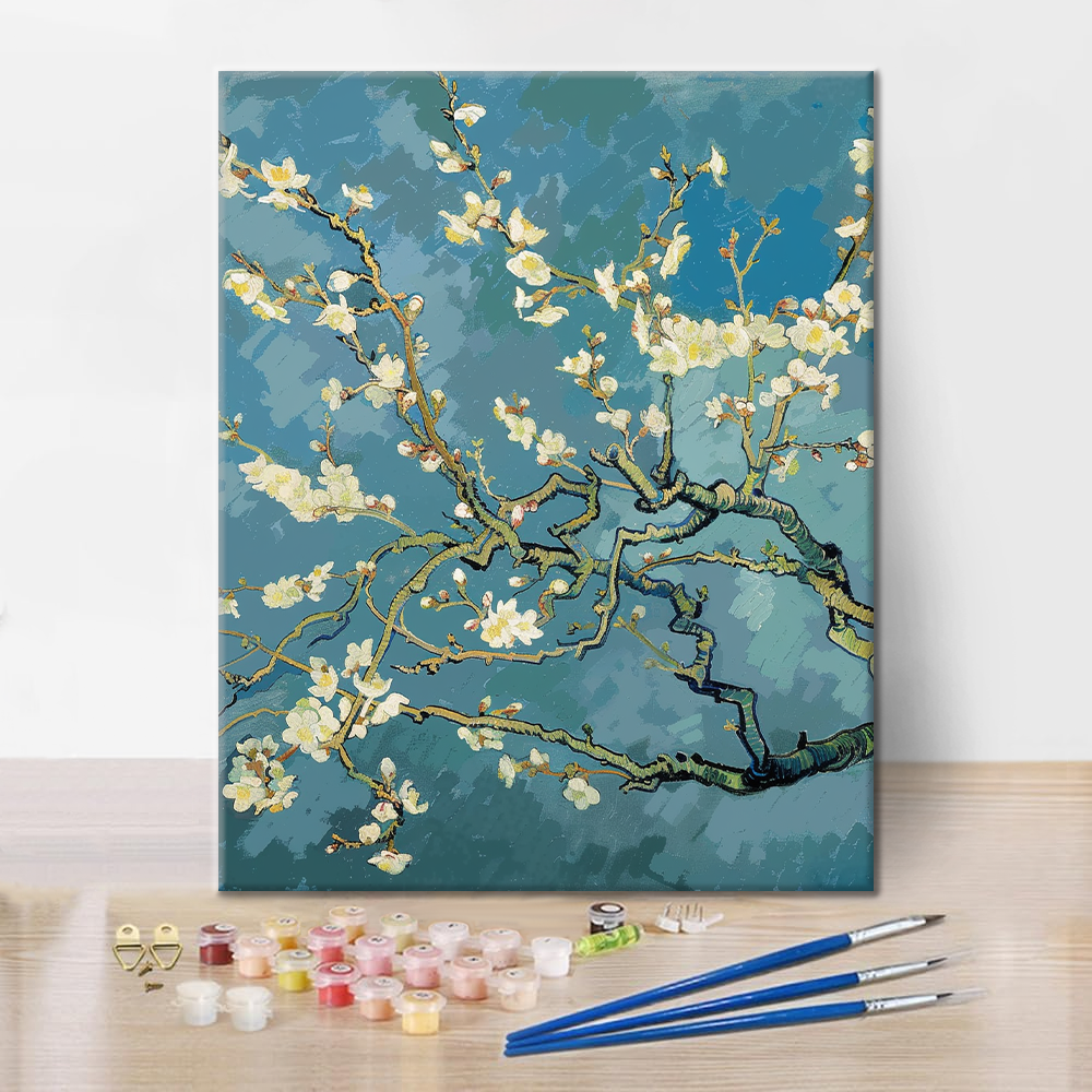 Fiori di mandorlo - Dipingere con i Numeri