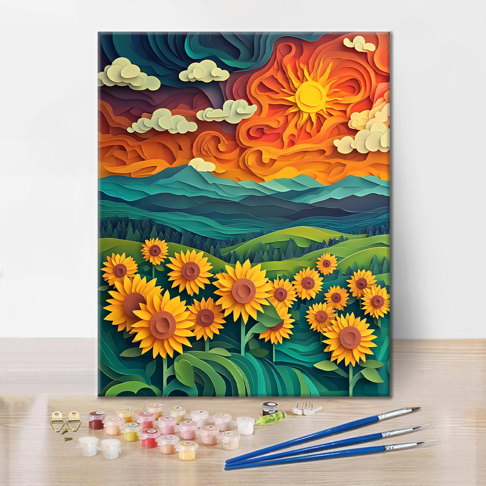 Sogni di girasoli - Dipingere con i Numeri