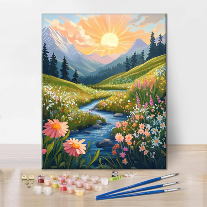 Valle della Primavera - Dipingere con i Numeri