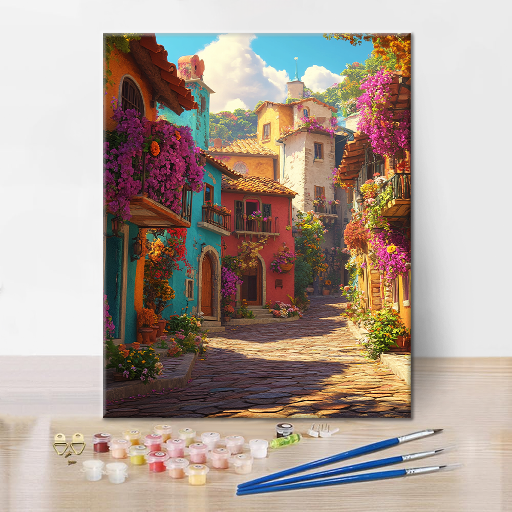 Città dei Fiori Freschi - Dipingere con i Numeri