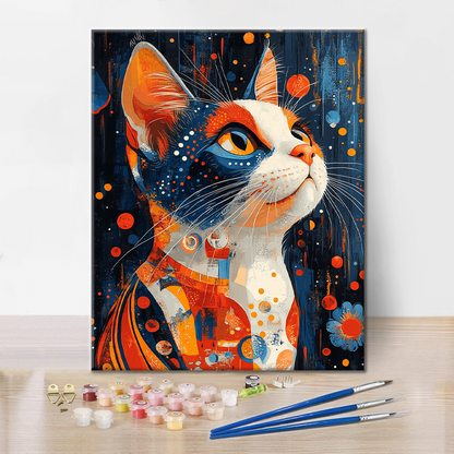 Gatto Calico - Dipingere con i Numeri