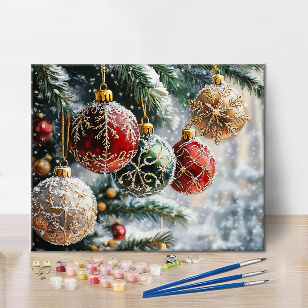 Palle di Natale - Dipingere con i Numeri